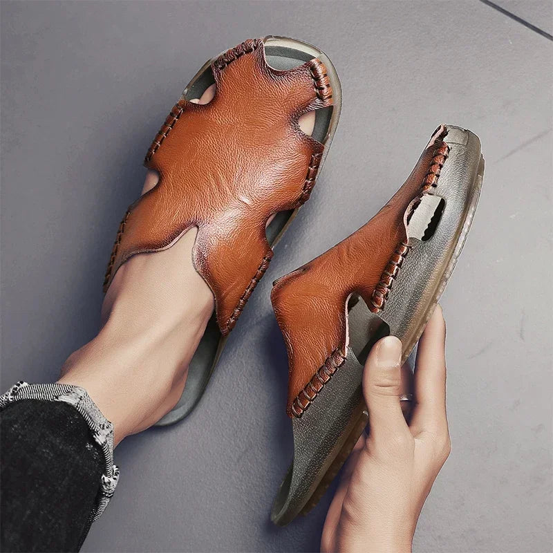 Men's Summer Sandals for Men Shoes Comfortable Man Sandal Low Price Shoe Replicas Luxury Brands Shoes Casual Sneakers Slippers