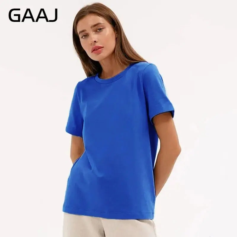 3XL 4XL 100% Cotton Women s T shirt Oversized Casual Solid Tees Short Sleeve Summer Top Plain Streetwear Quality Basic Clothing