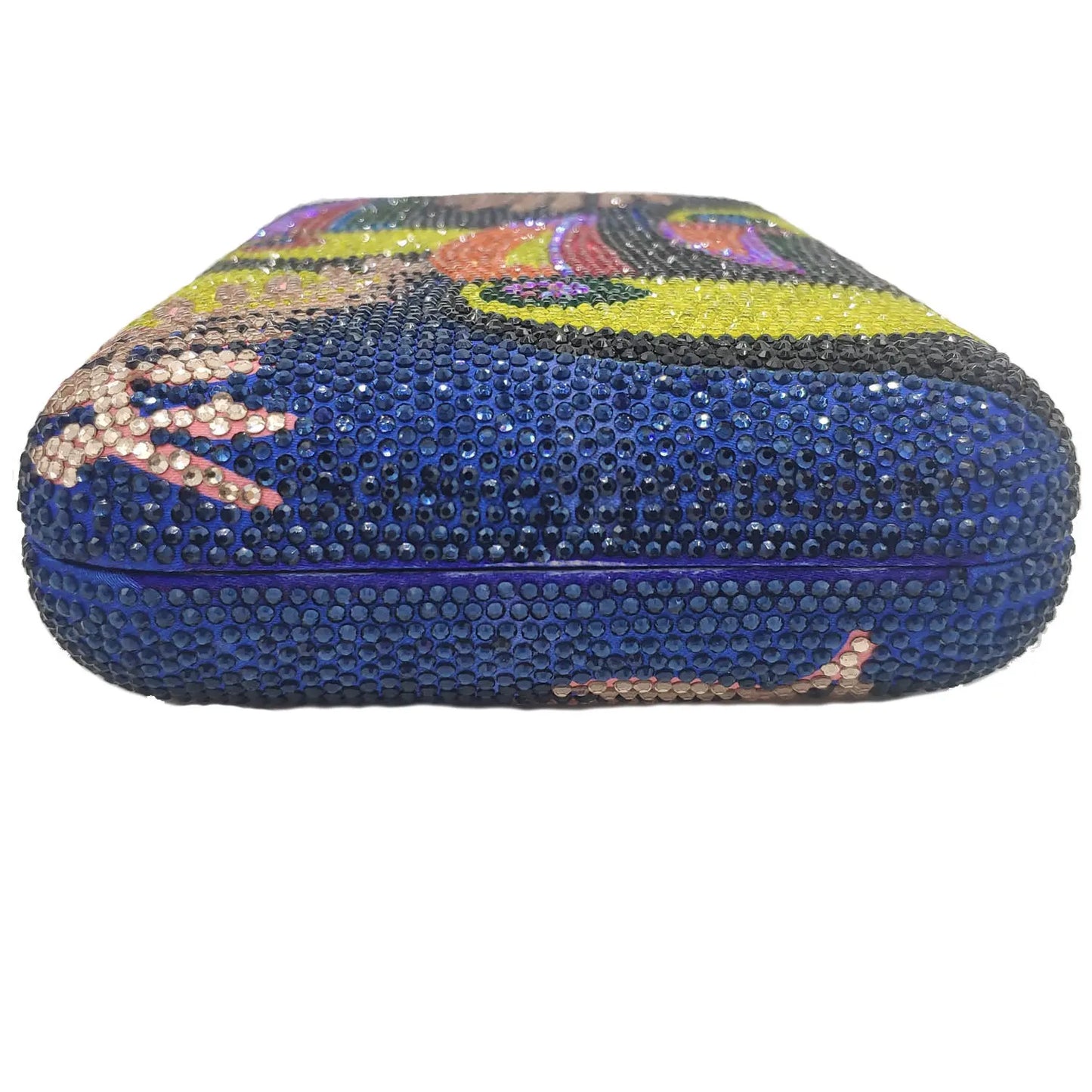 Novelty Toucan Bird Women Crystal Evening Bags Rhinestones Box Minaudiere Clutch Party Cocktail Handbag Diamond Chain Purse