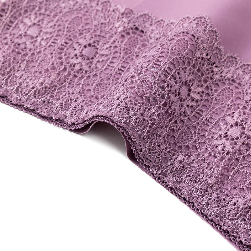 Women's Seamless Briefs Sexy Lace Panties Temptation Female Underwear Low-Waist Elasticity Fashion Lingerie for Women Underpants