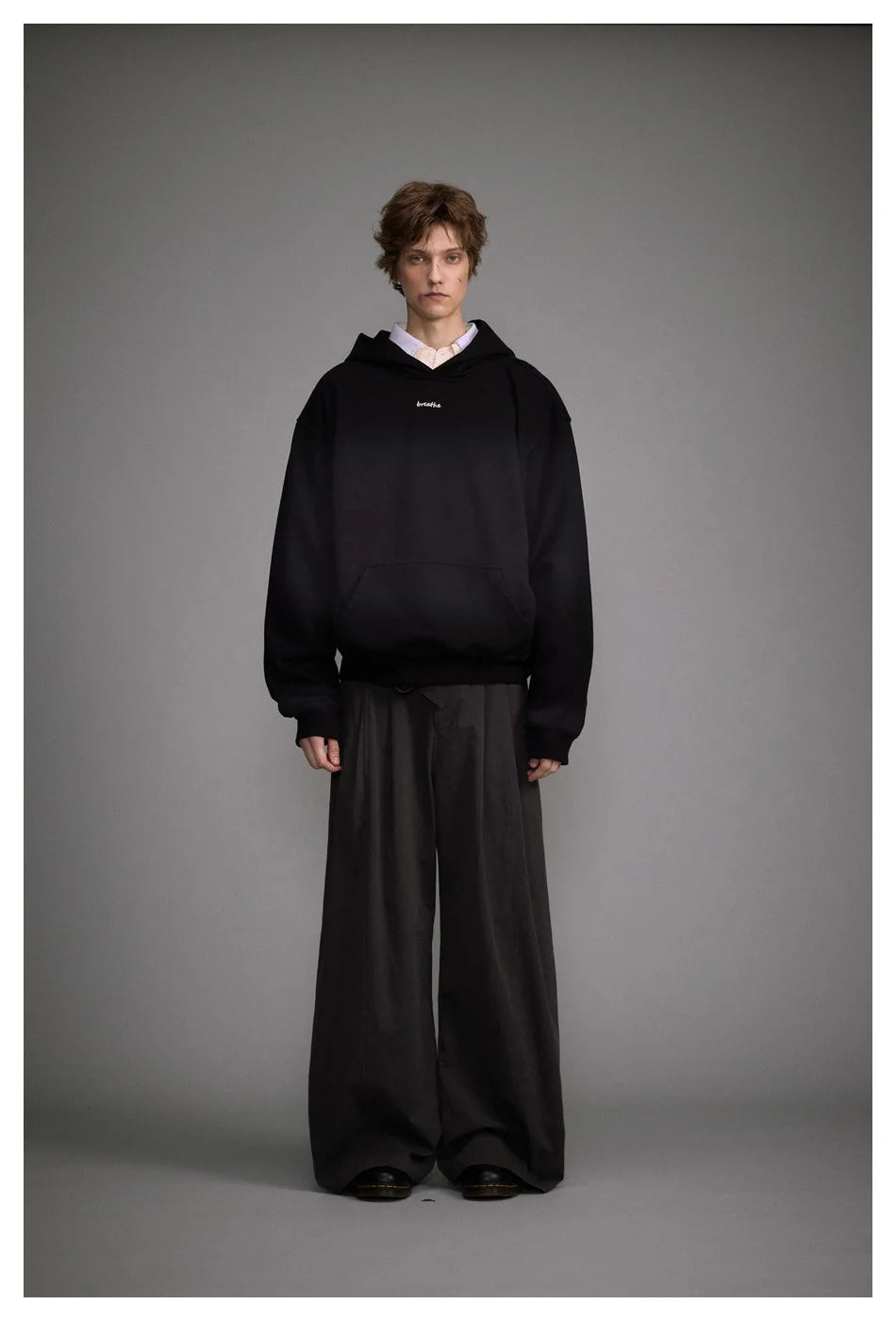 Japanese Streetwear Fashion Show Overalls Men's Loose Vintage Straight Casual Pure Cotton Wide-leg Baggy Pants Cargo Trousers