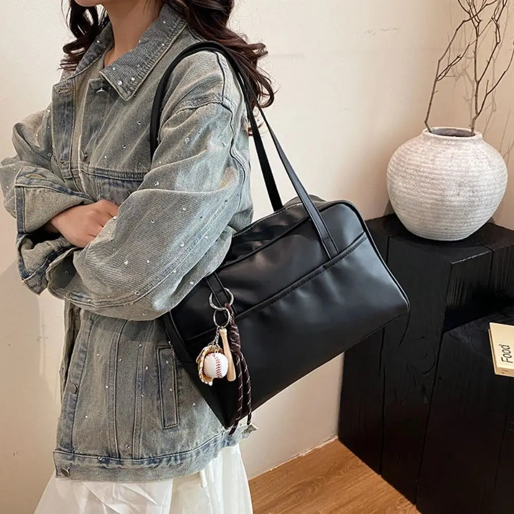 Fashion PU Leather Shoulder Bag Large Capacity Crossbody Bags Tote Bag Women Handbags