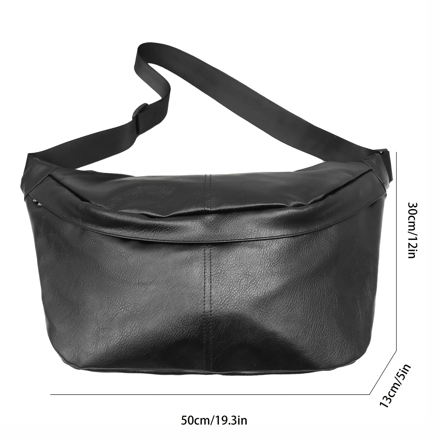 Men's Chest Bag Casual Simple Large-Capacity Crossbody Bag Men's Travel Men's Motorcycle Cycling Bag Daily Sports Fitness Free Shipping Messenger Bag