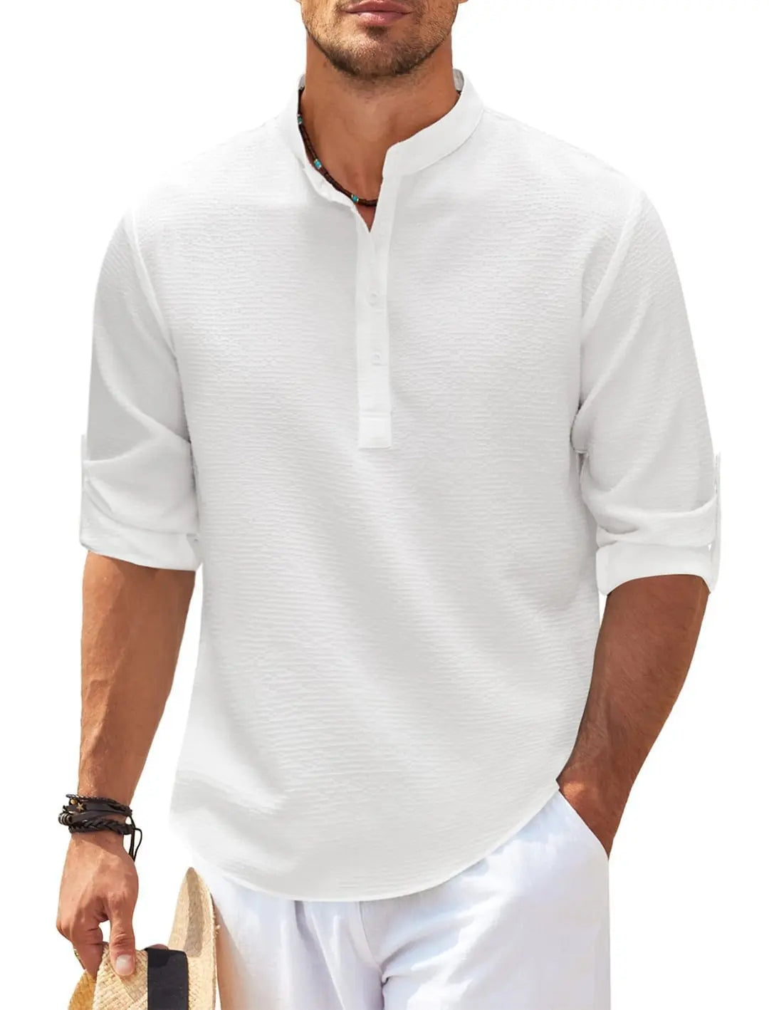 Long Sleeve Linen Shirt Linen Shirt Shirt Linen T Shirt Man European Shirt Man Shirts for Man Linen Sleeved Linen
