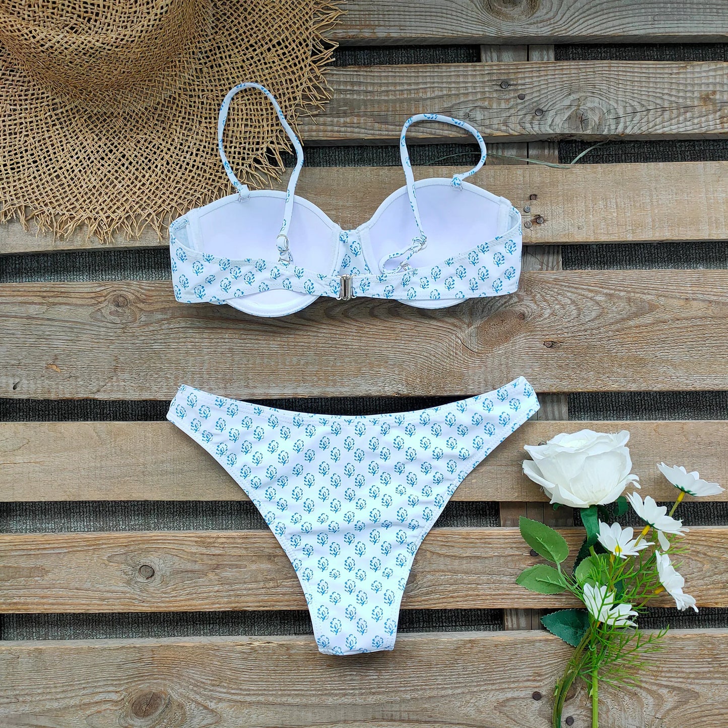 Bikini with Skirt Swimsuit Brazilan Bikini Set Swimwear for Women Split Skirt 3 Pcs Bathing Suits Summer Female