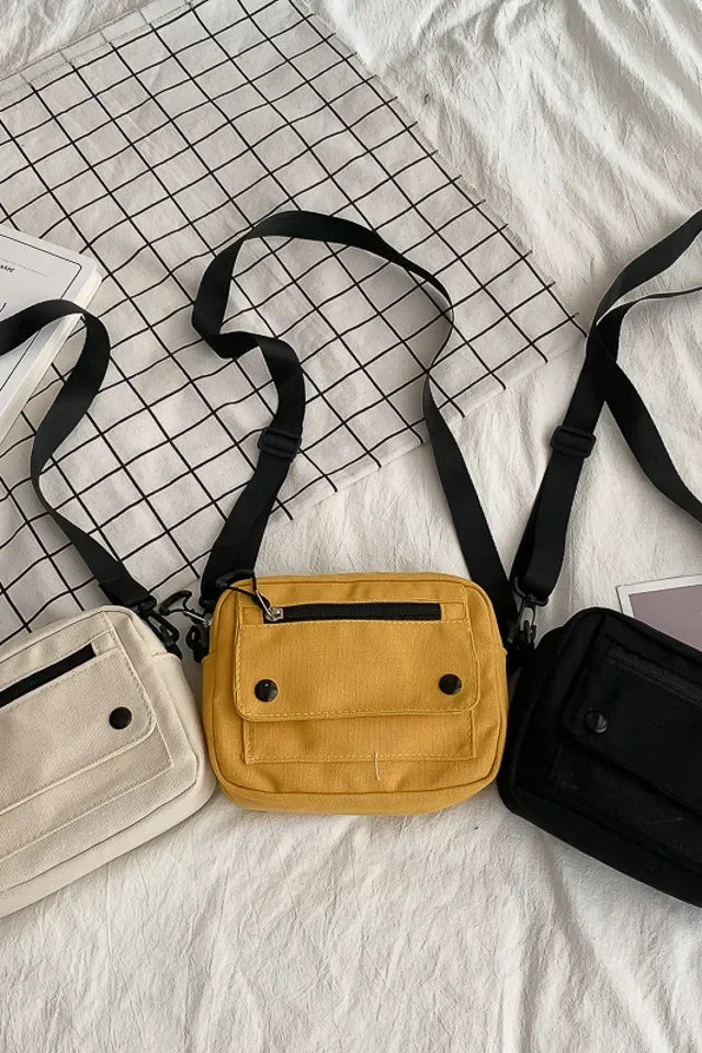 Bags for Women 2022 Women Pure Color Casual Tote Outdoor Bag Canvas Handbag Zipper Shoulder Bag Luxury Bag Bolsas Femininas