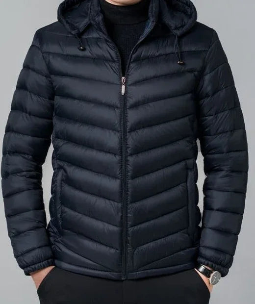 Men's Down Jacket Casual Padding Warm Parkas Lightweight Puffer Male Padded Coats Winter New in External Clothes Aesthetic 2024