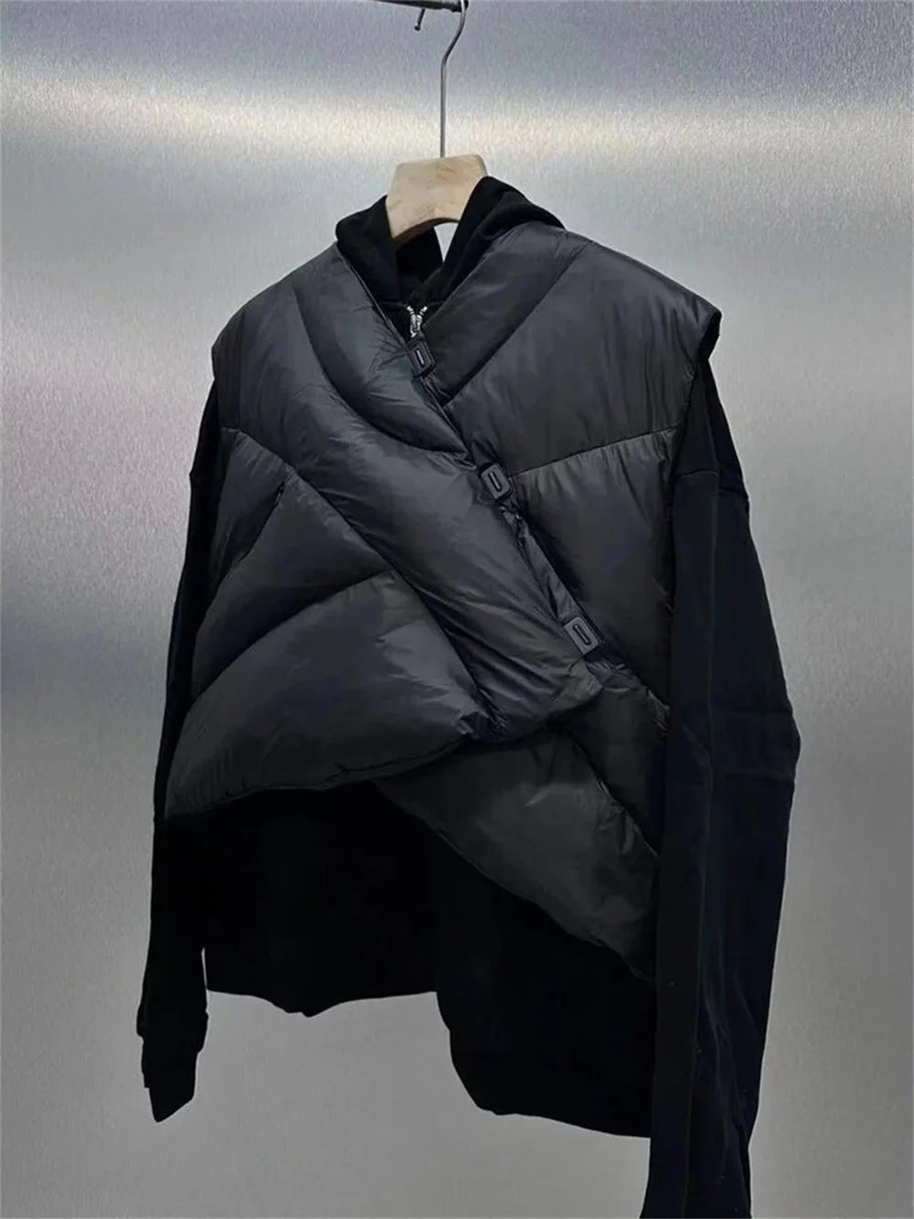 2025 New Vest Jacket Women Winter Warm Waistcoats Korean Fashion Ladies Stand Collar Down Coat Female Loose Oversize Outwears