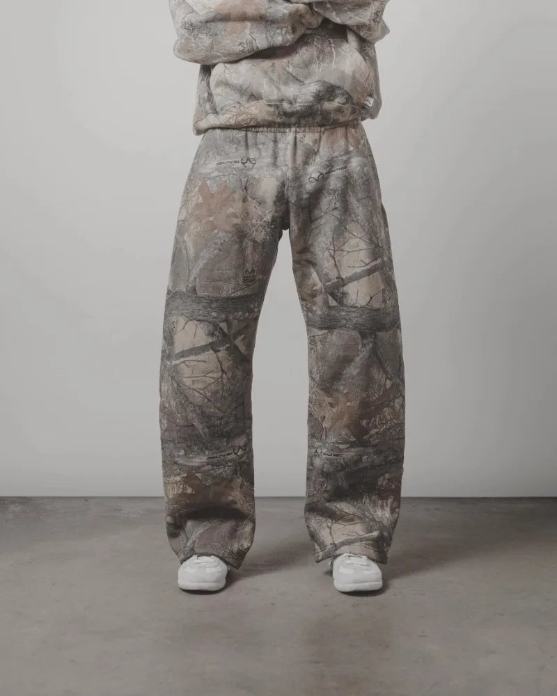 Y2K Retro SweatPants Camouflage Pattern Print Streetwear Men harajuku Street Hip Hop Unisex Oversized Casual Camo Baggy Trousers