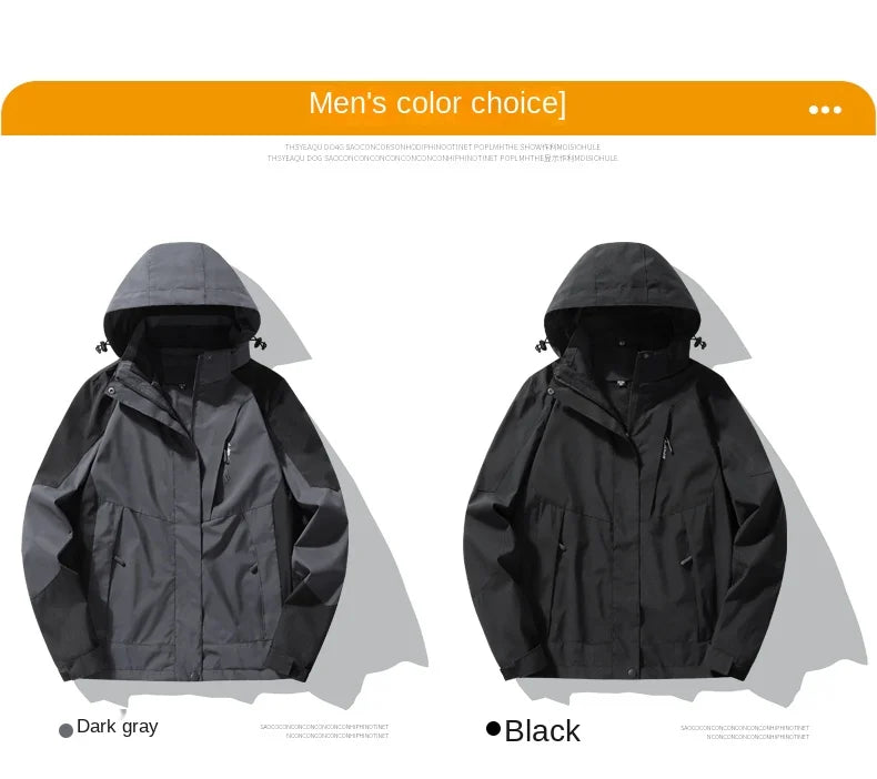Spring Autumn Fashion Trend High Quality Versatile Windproof Waterproof Outdoor Couple Sports Leisure Mountaineering Clothing