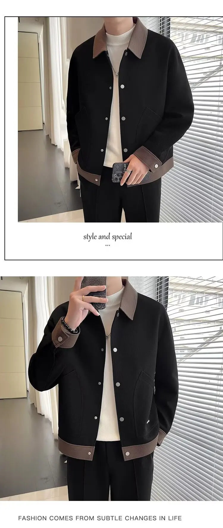 Autumn Men's Clothes Baseball Uniforms Men's Casual Coat Mens Clothing New in Jackets Man Anorak Coats Windbreaker Winter Male