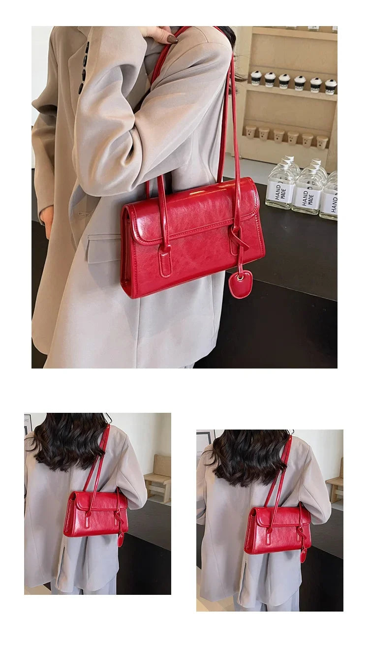 Large Capacity Underarm Bag Women 2025 New High Sense Women Versatile Autumn and Winter Fashion Popular Portable Shoulder Bag