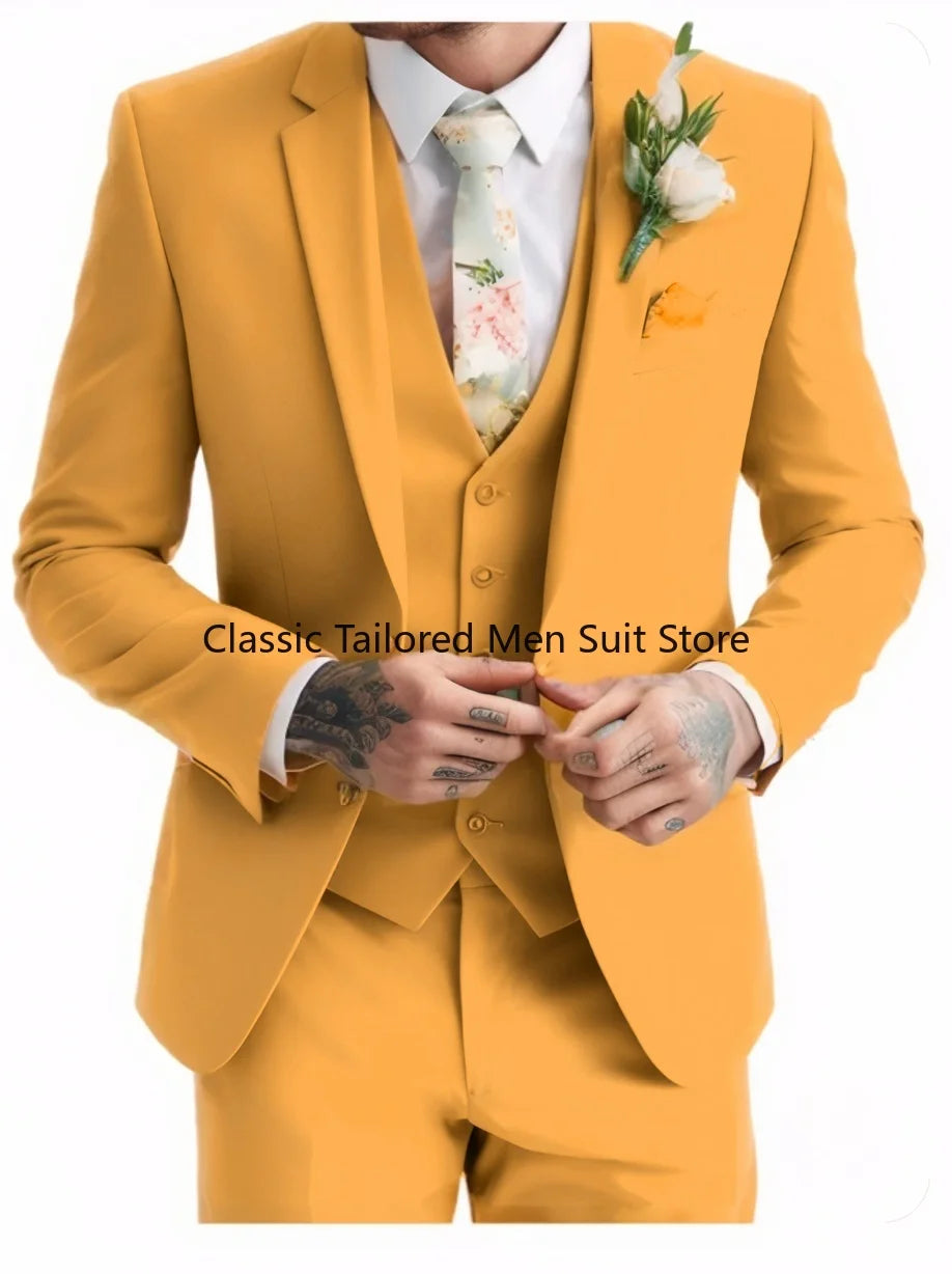 Men's Special Sage Green 3 piece suit Summer Wedding Suit Green 3 piece suit