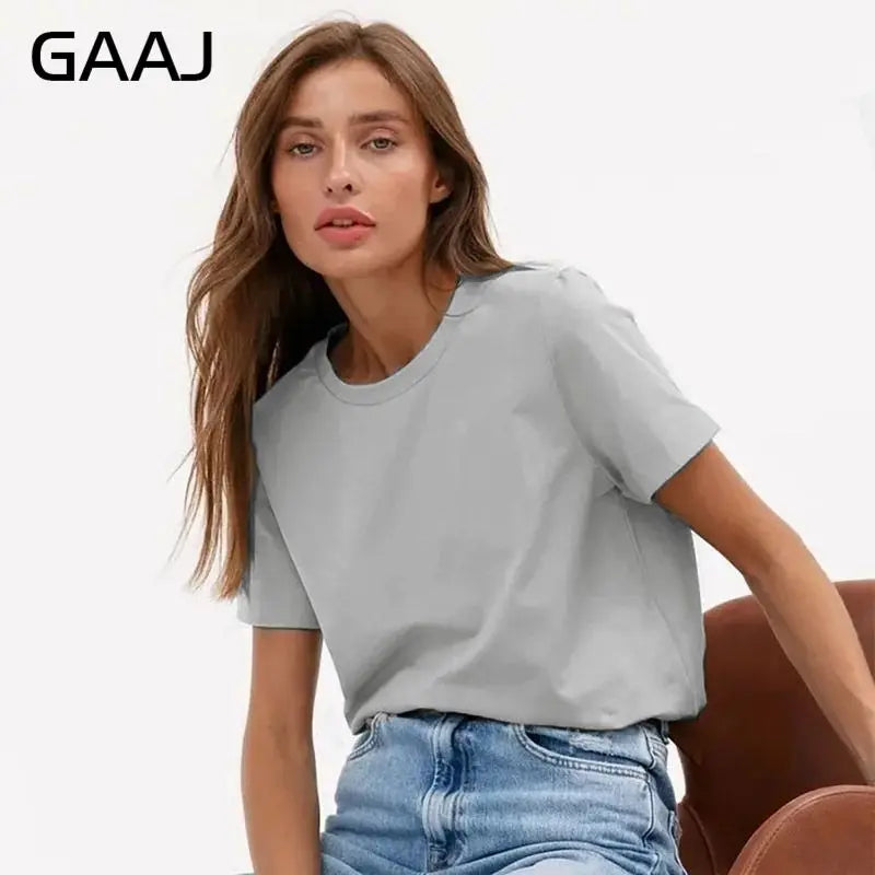 3XL 4XL 100% Cotton Women s T shirt Oversized Casual Solid Tees Short Sleeve Summer Top Plain Streetwear Quality Basic Clothing
