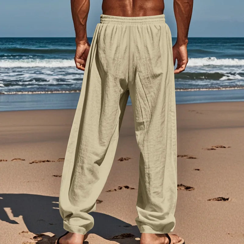 Men's Casual Pants Comfortable and Breathable Daily Wear with Fashionable Men Must Be Large Size Loose