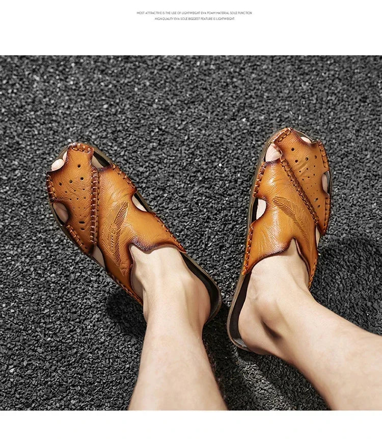 Men's Summer Sandals for Men Shoes Comfortable Man Sandal Low Price Shoe Replicas Luxury Brands Shoes Casual Sneakers Slippers