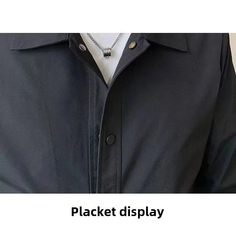 Casual Collared Men's Jacket Hot Sale Of The Season New Style British Style Versatile Spring Autumn Youth Casual Fashionable Mal