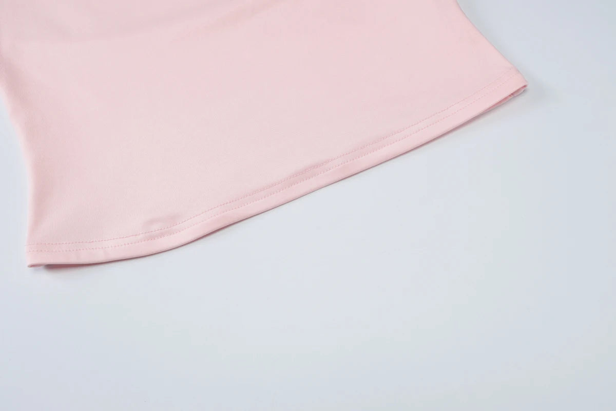 Dulzura Halter Swinging Collar Sleeveless Backless Bodycon Tank Top Solid Sexy Casual Y2K Tops Party Club Street Summer Clothes