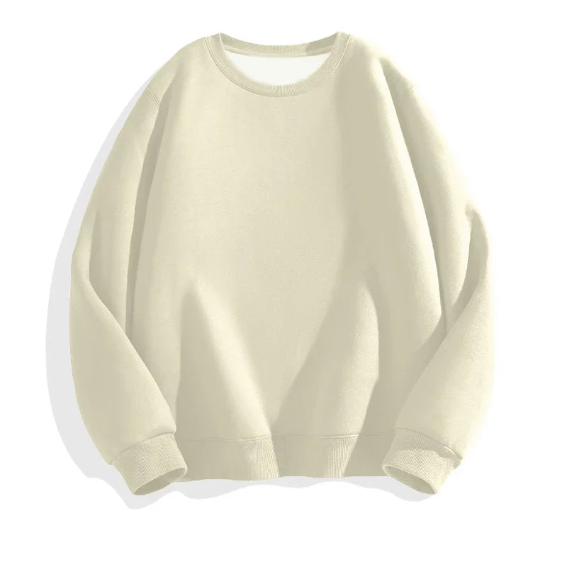 LEGIBLE 2025 Autumn Winter Woman's Hoodies Oversize Female Loose Solid Thicken Fleece Warm Women Sweatshirts Lady