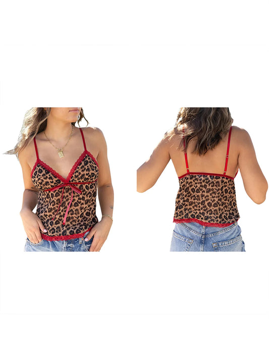 Women s Floral Print Cami Tops Spring Sleeveless Ruffle Trim Button Front Camisole Tank Tops with Adjustable Straps