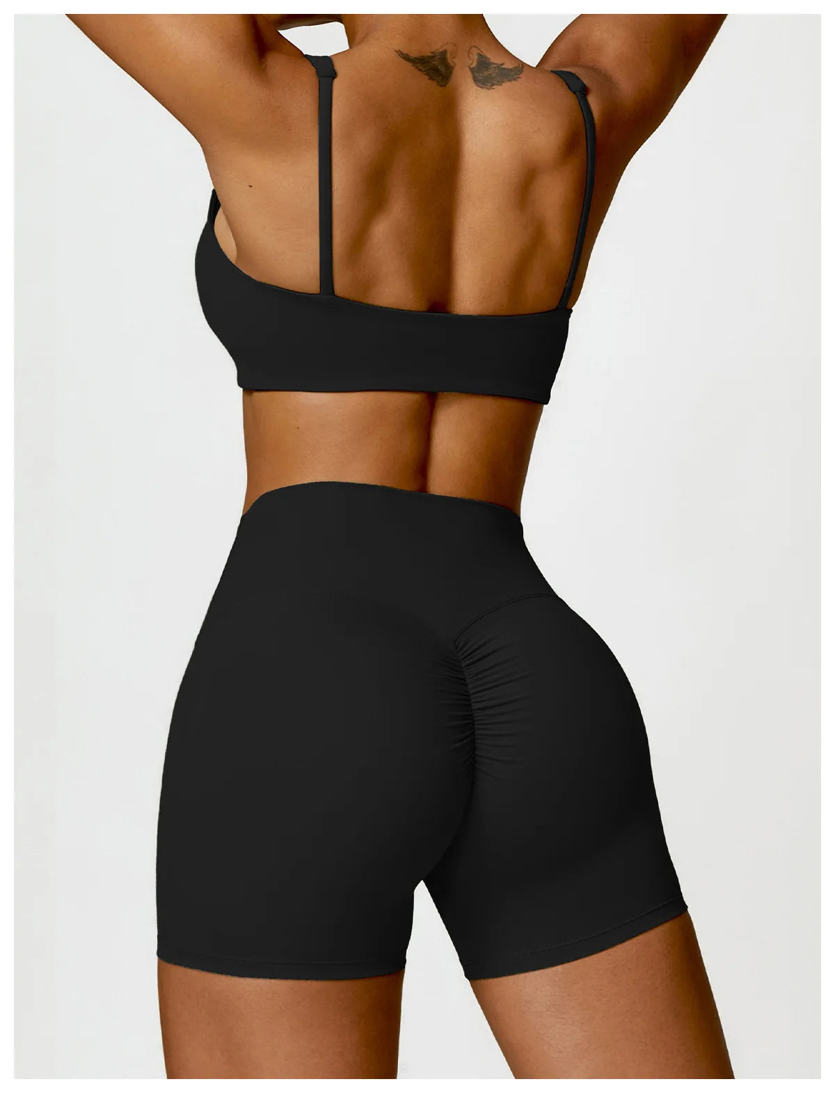 Yoga Set 2PCS Sportswear Workout Clothes Athletic Wear Gym Legging Fitness Bra Crop Top Long Sleeve Sports Suits Women Tracksuit