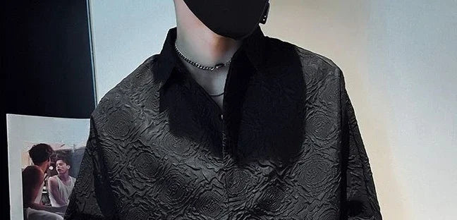 Man Shirt Graphic Half Sleeve Shirts For Men White New In Fashion 2024 Xxl Elegant With Sleeves Tops Trend S Luxury Social I