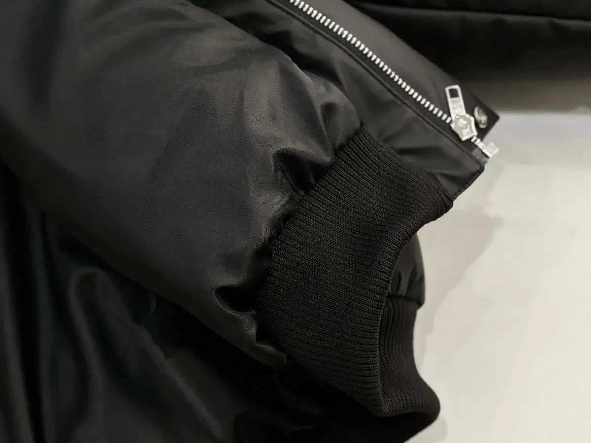 American Style Winter Thickened PU Leather Loose Short Cotton Jacket Men's Stand Collar Special High Quality Couple Cotton Cloth
