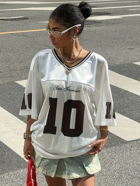 Summer 2025 New Casual Fashion American Spice Girls Digital sportswear for men and Women T-shirts