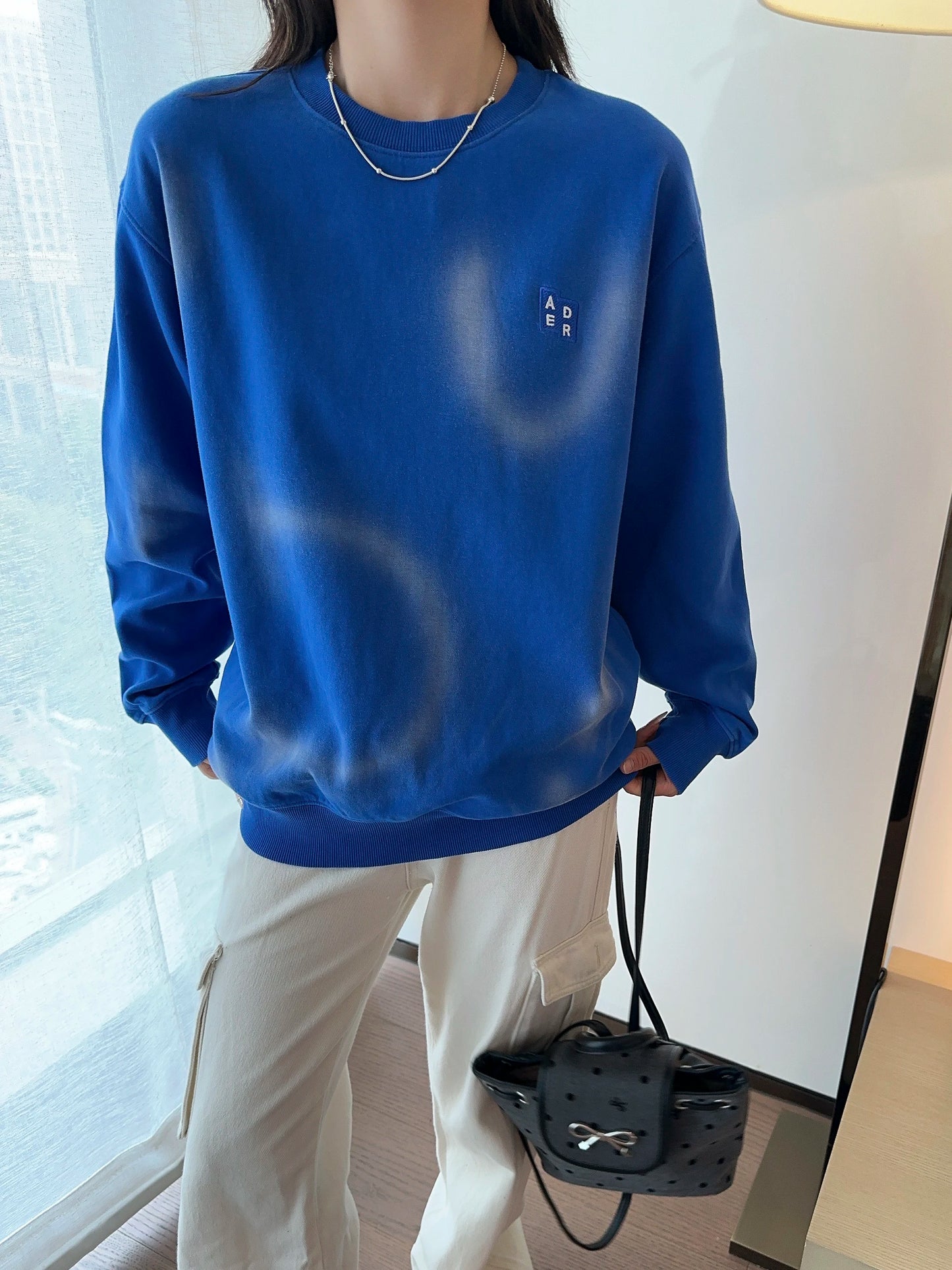 Loose Casual Couple Hoodies l Cotton Dyed Tie-Dye Embroidery Men's Sle Comfortable Breathable Korean Version Sweatirts