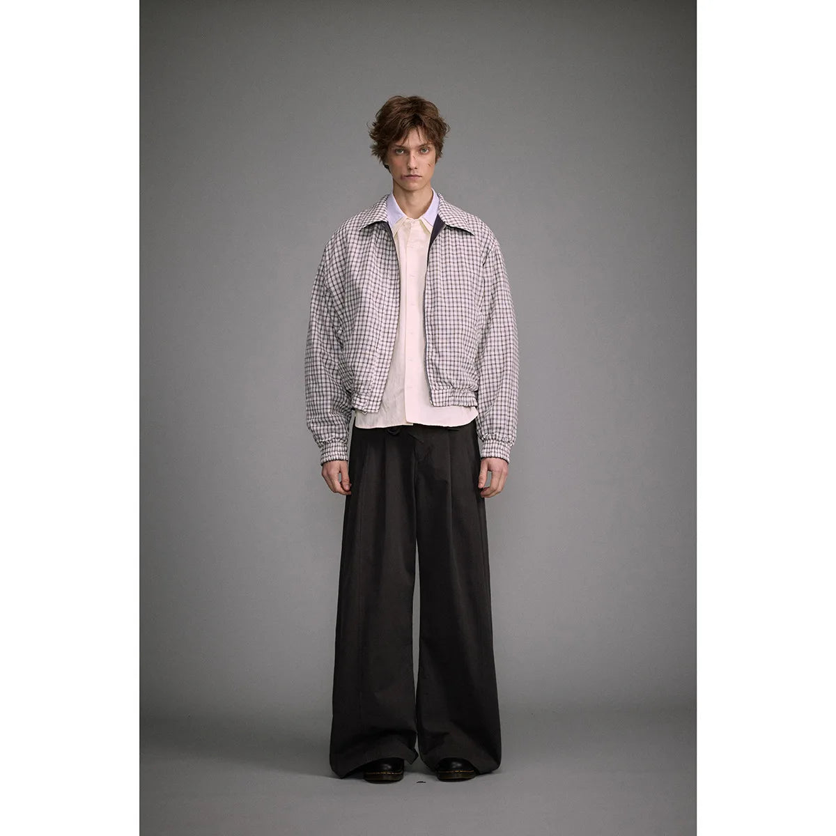 Japanese Streetwear Fashion Show Overalls Men's Loose Vintage Straight Casual Pure Cotton Wide-leg Baggy Pants Cargo Trousers