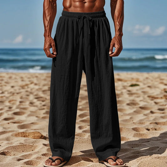 Men's Casual Pants Comfortable and Breathable Daily Wear with Fashionable Men Must Be Large Size Loose