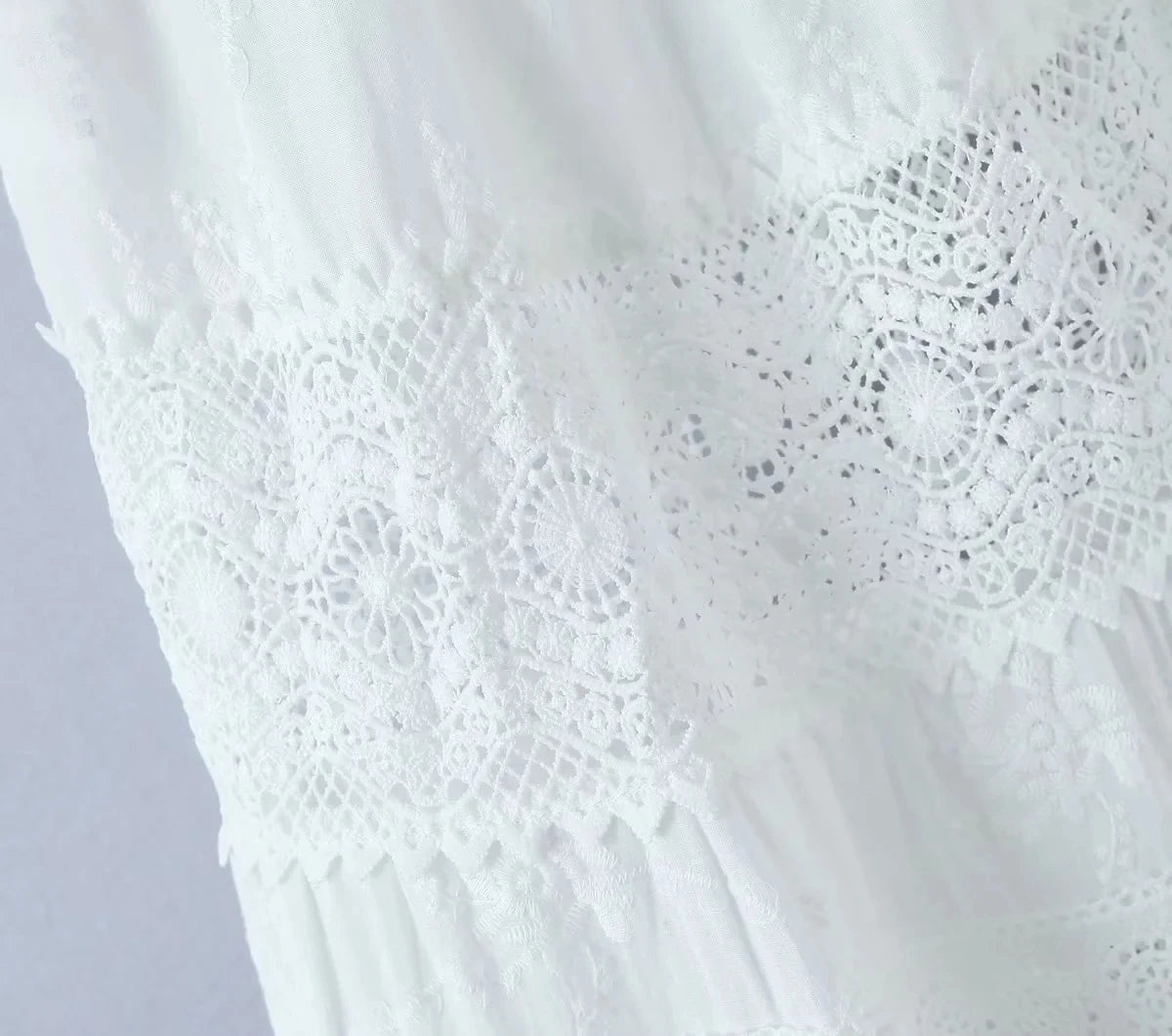 Lace Skirt Set Dress Summer Women Beach Holiday Sexy Cotton Matching Set Outfits Spring White 2 Pcs Vestidos Female Set 2025