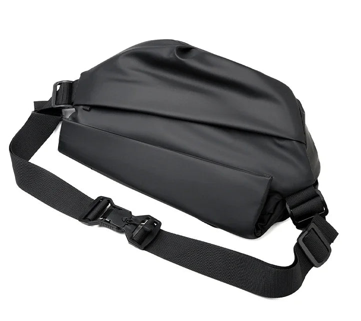 Premium Waterproof Magnetic Buckle Crossbody Bag Personality Fashion Men Messenger Bag Black Minimalist Shoulder Bags Men Bag