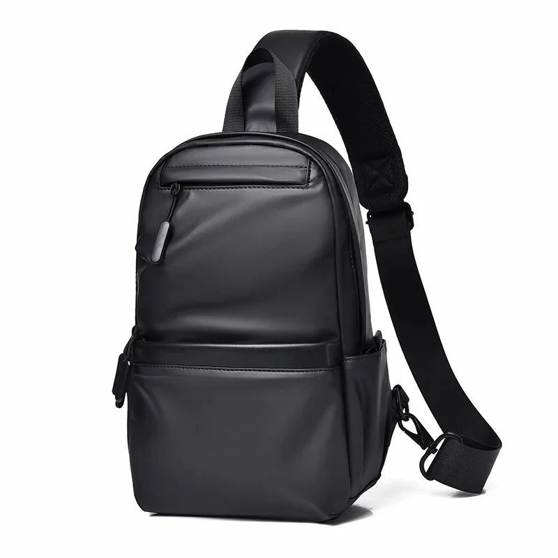 Men Portable Chest Bag Trendy Street New Messenger Bag Men Sports Large Capacity Diagonal Crossbody Bag Universal Shoulder Bag