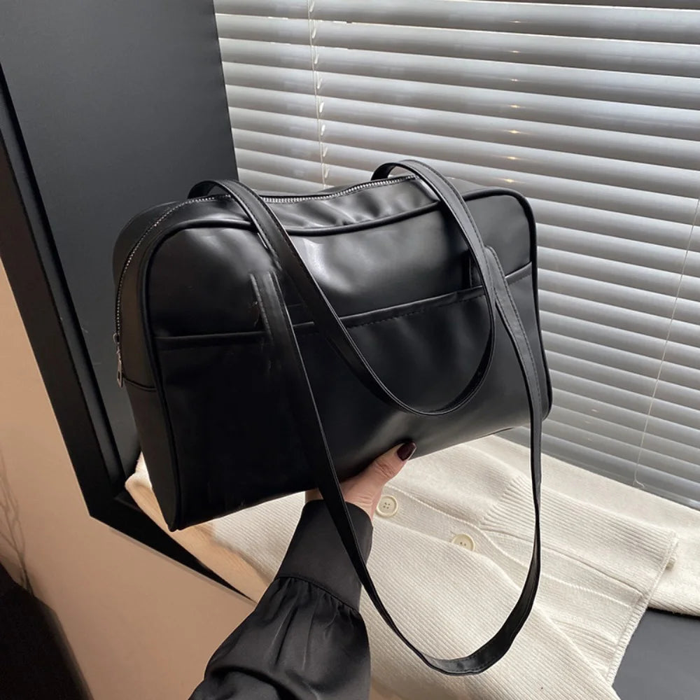 Fashion PU Leather Shoulder Bag Large Capacity Crossbody Bags Tote Bag Women Handbags