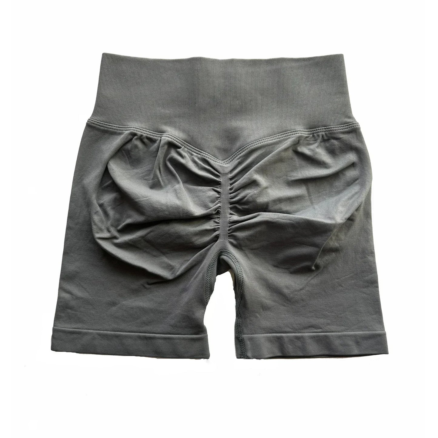 Dynamic Shorts 4.5' Seamless Scrunch Bum Yoga Short Ribbed High Waist Band Gym Short High Stretch Workout Biker Shorts