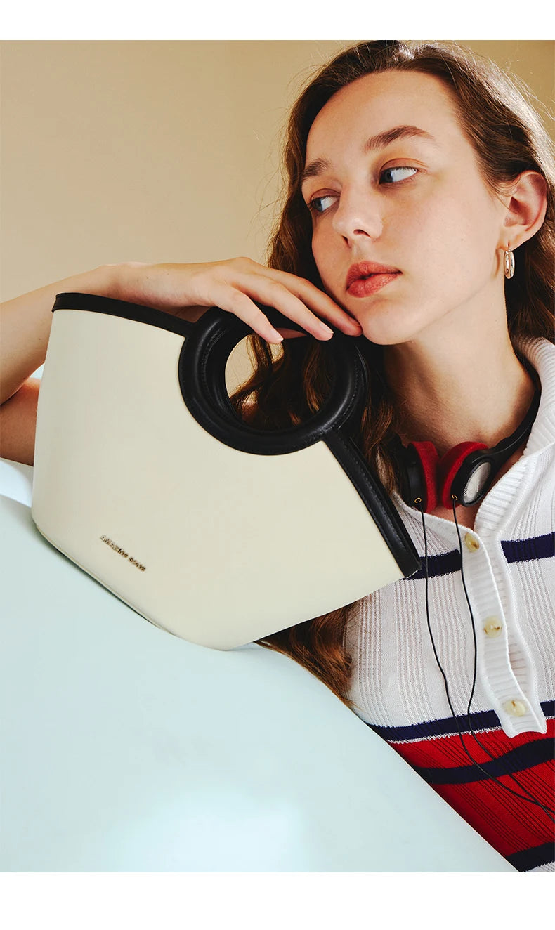 Amazing Song Shell Bag Handbag Niche Leather Ol Cross-Body Bag