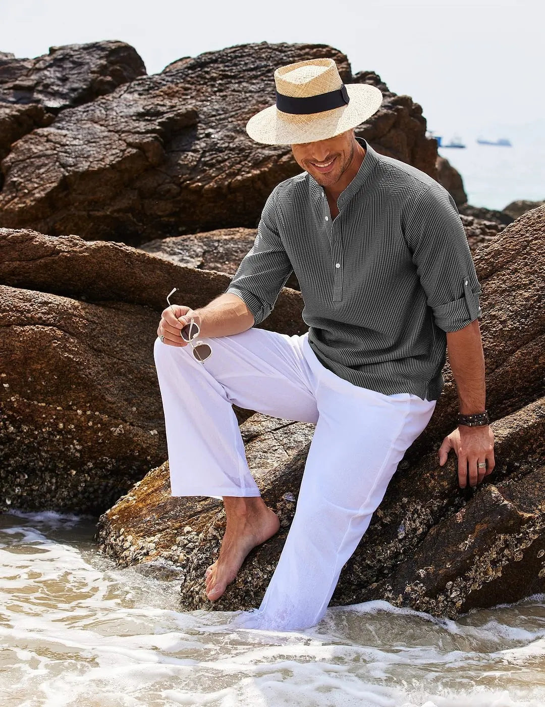 Long Sleeve Linen Shirt Linen Shirt Shirt Linen T Shirt Man European Shirt Man Shirts for Man Linen Sleeved Linen