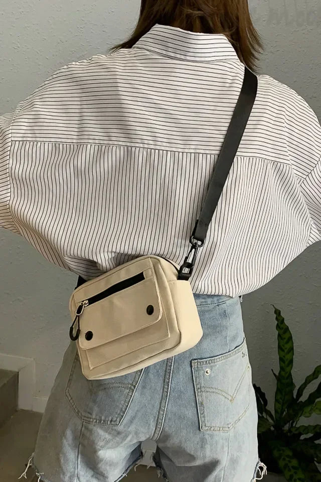 Bags for Women 2022 Women Pure Color Casual Tote Outdoor Bag Canvas Handbag Zipper Shoulder Bag Luxury Bag Bolsas Femininas