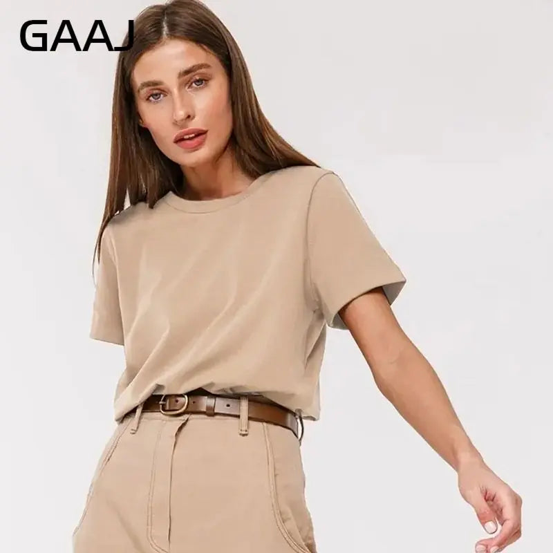 3XL 4XL 100% Cotton Women s T shirt Oversized Casual Solid Tees Short Sleeve Summer Top Plain Streetwear Quality Basic Clothing