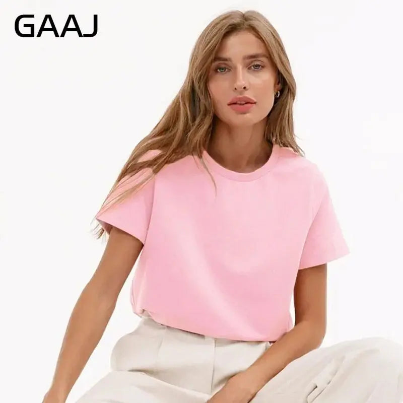 3XL 4XL 100% Cotton Women s T shirt Oversized Casual Solid Tees Short Sleeve Summer Top Plain Streetwear Quality Basic Clothing
