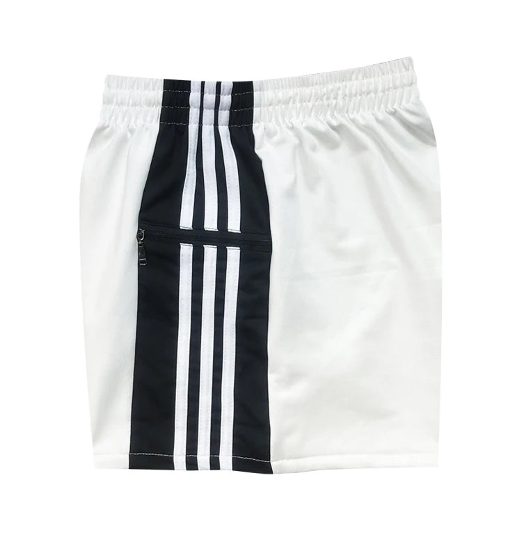 Glossy Pockets Men's Shorts Outdoor Fitness Male Plus Size Casual Sports Basketball Bottoms