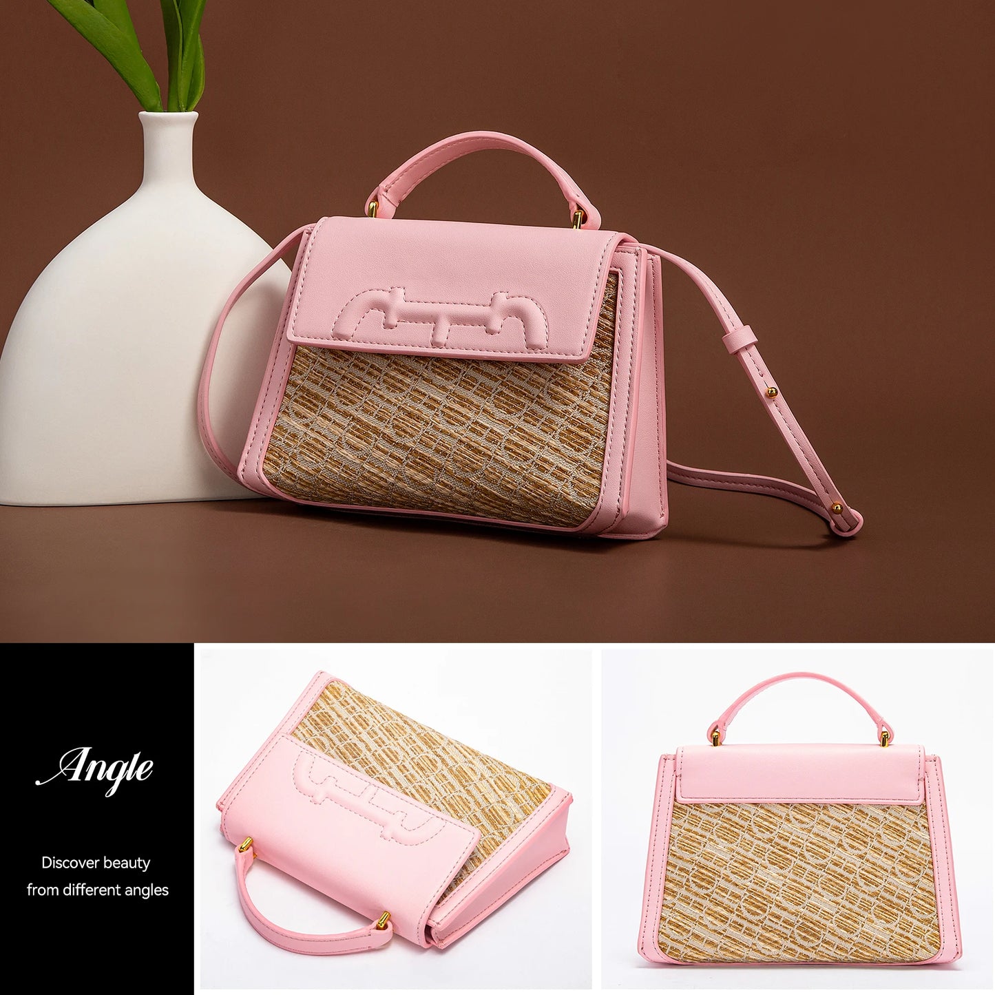 Fashionable Classic Retro Women's New 2024 Designer Style Shoulder Bag Business Commuting Large Capacity Handbag