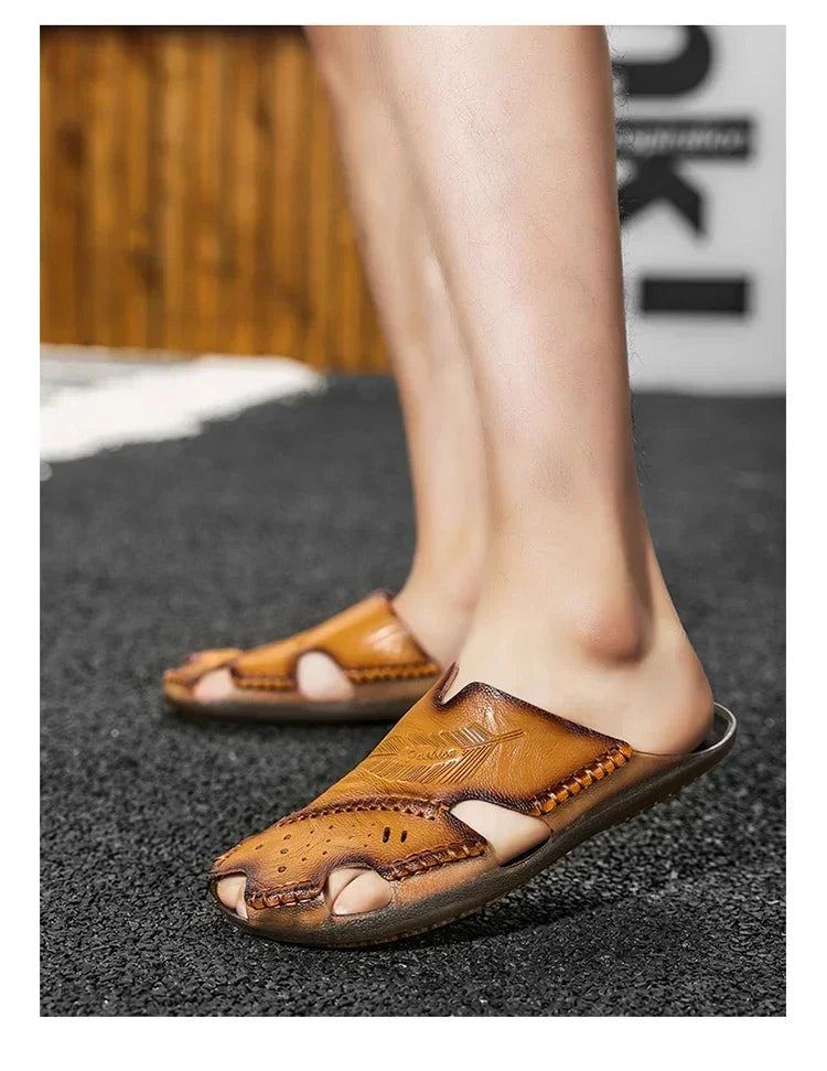 Men's Summer Sandals for Men Shoes Comfortable Man Sandal Low Price Shoe Replicas Luxury Brands Shoes Casual Sneakers Slippers