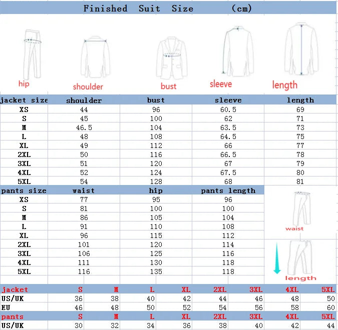 Blue 2 Piece Jacket Pants Men's Suits Beach Travel Single Breasted Peaked Lapel Casual Men's Suits Blazer Terno Slim Fit Tailor