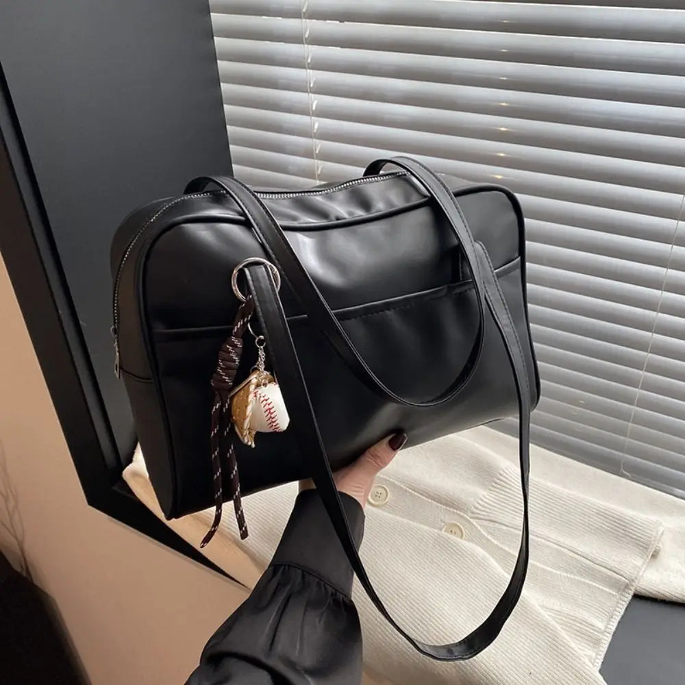 Fashion PU Leather Shoulder Bag Large Capacity Crossbody Bags Tote Bag Women Handbags
