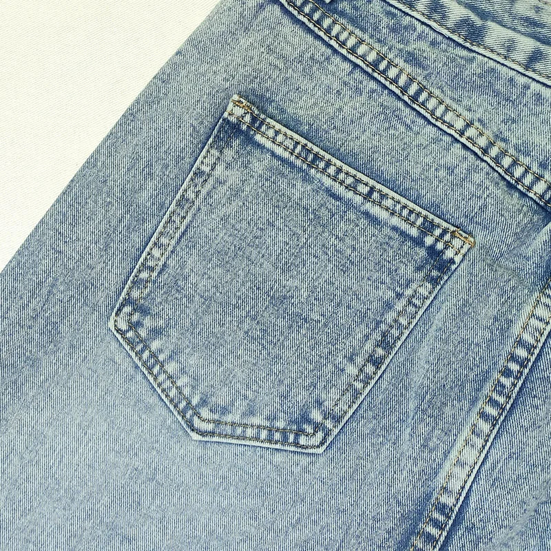2024 New Elegant Long Denim Skirt Ladies  Arrival Retro Casual Cotton Blue Street Ladies Loose Washed A-Line Skirt