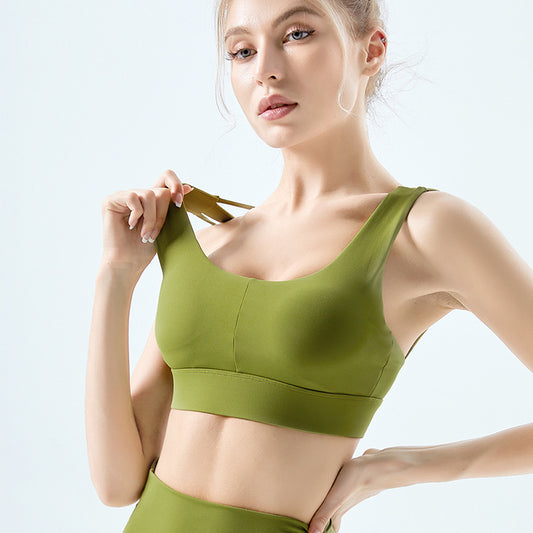 Beauty Shoulder Straps Cross Vest Fitness Bra Women Yoga Wear