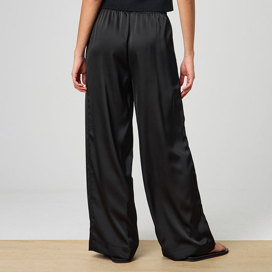 Women's Lace-up Wide-leg Trousers